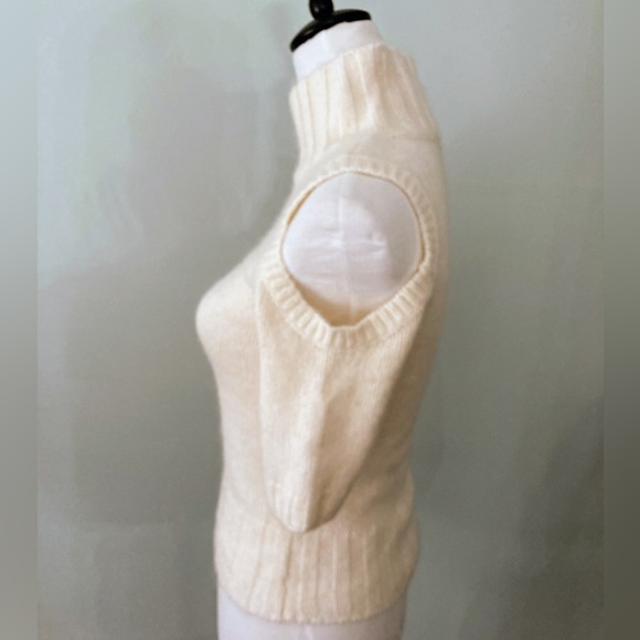 Express Winter Winter White Cold Shoulder Sweater - Picture 3 of 8